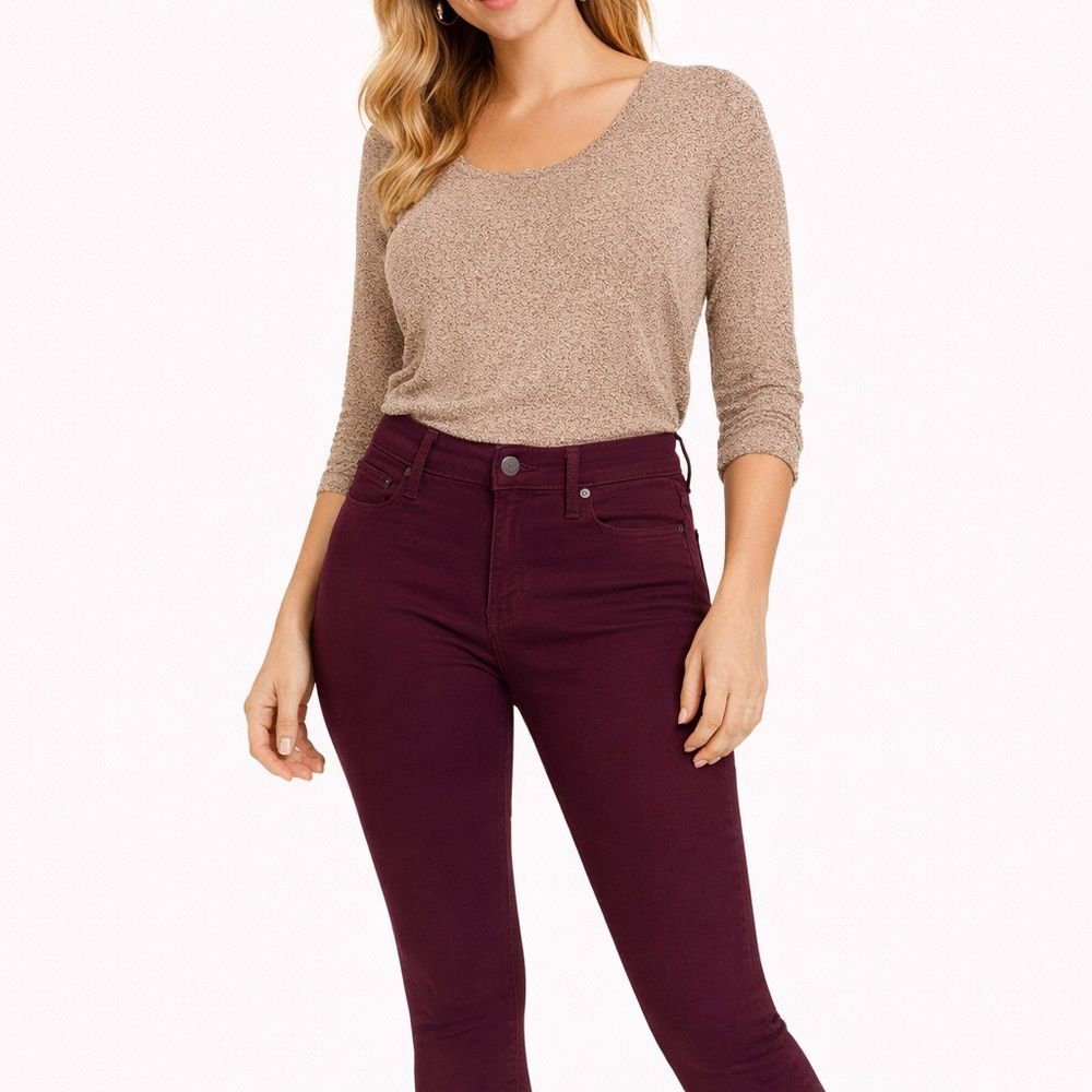 Women's Burgundy Jeans Gap Size 4 / 27